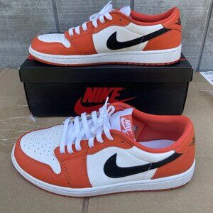 Air Jordan 1 Low OG Starfish Orange Black Size 12 Women’s / 10.5 Men’s